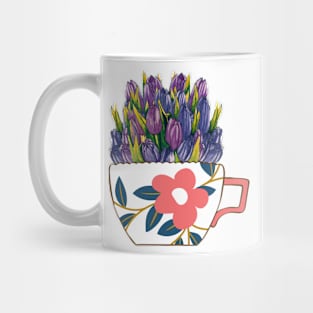 Flowers in a cup Mug